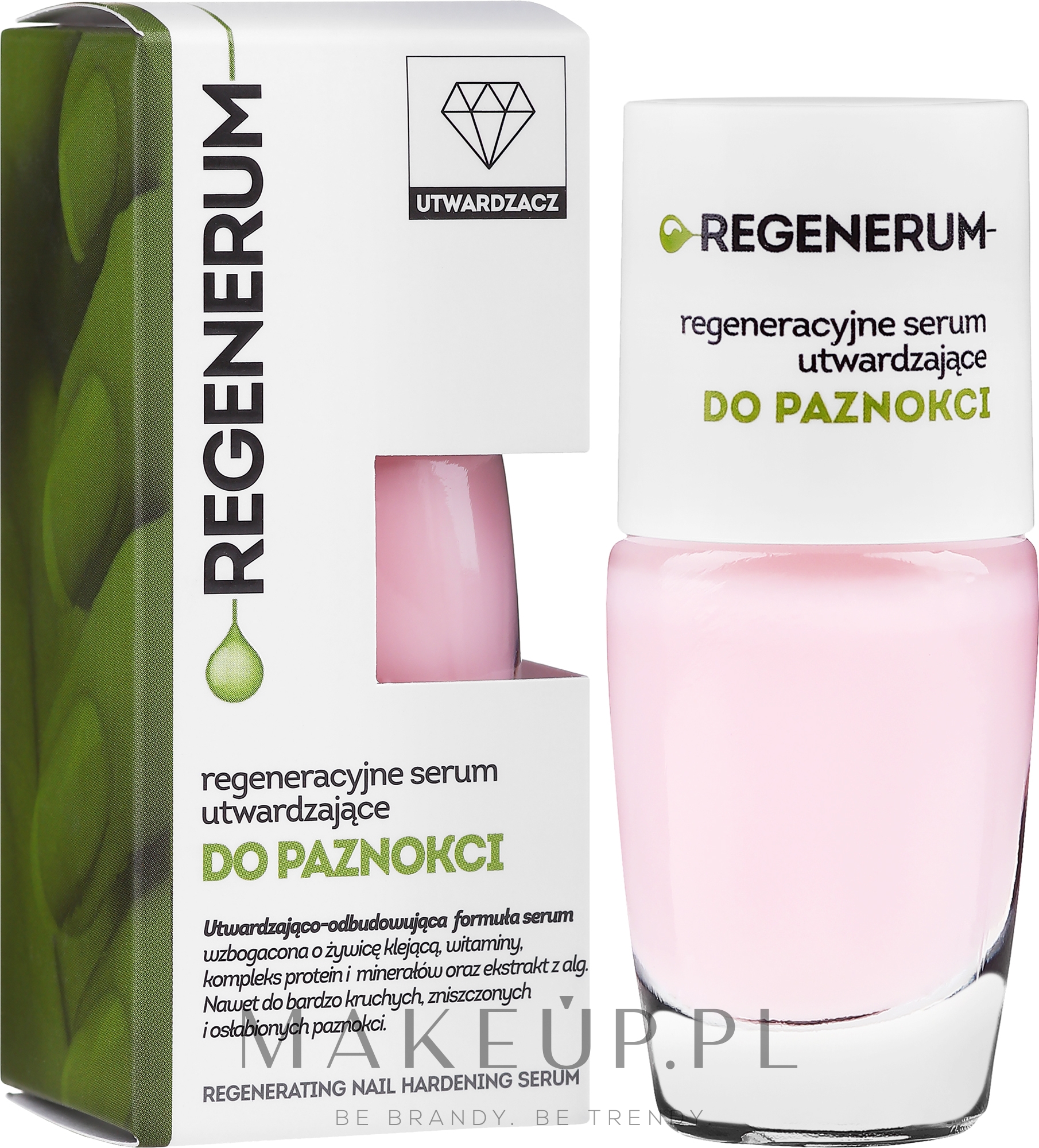 Regeneracyjne serum utwardzające do paznokci w lakierze - Aflofarm Regenerum Serum — Zdjęcie 8 ml