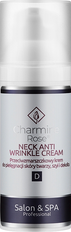 Przeciwzmarszczkowy krem do twarzy, szyi i dekoltu - Charmine Rose Neck Anti Wrinkle Cream — Zdjęcie N1