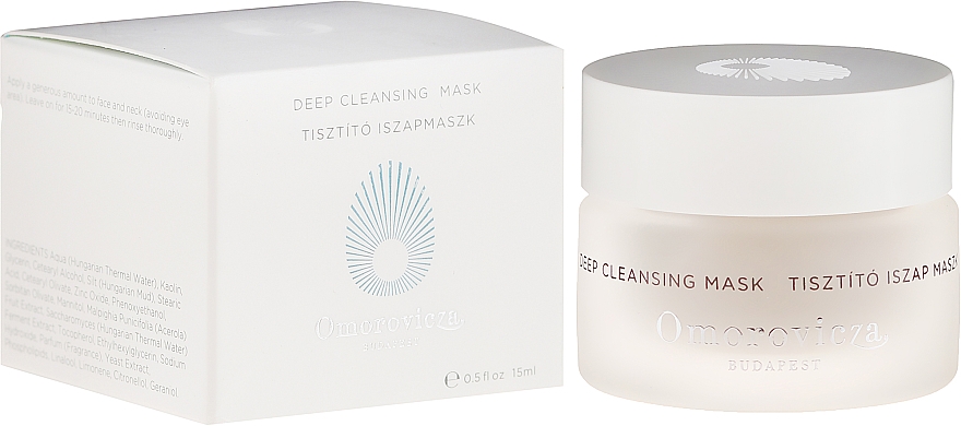 Oczyszczająca maska do twarzy - Omorovicza Deep Cleansing Mask (miniprodukt) — Zdjęcie N1