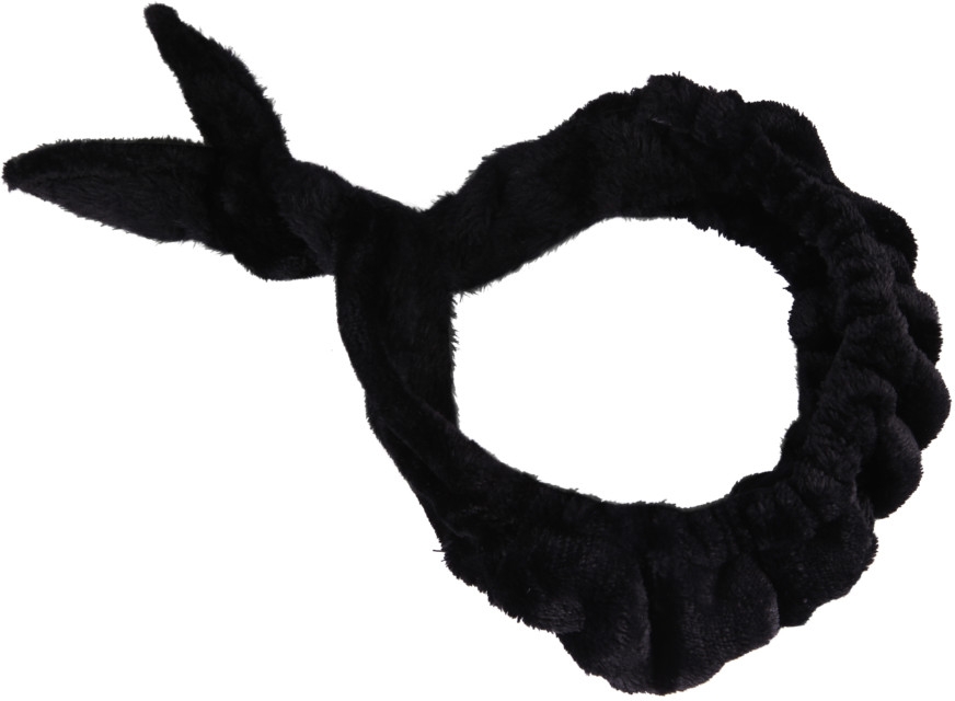 Gumka do włosów, welurowa, czarna - Gabriella Salvete Hair Tie — Zdjęcie N2