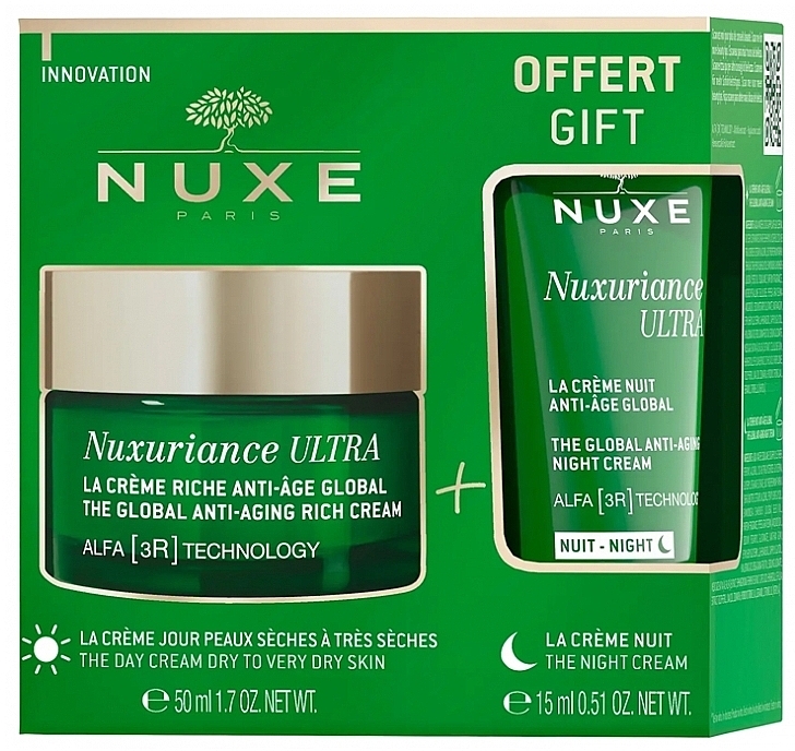 Zestaw - Nuxe Nuxuriance Ultra Offer Gift (d/cr/50 ml + n/cr/15 ml) — Zdjęcie N1