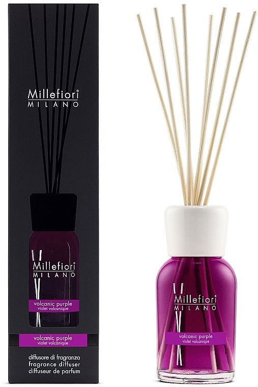 Dyfuzor zapachowy - Millefiori Milano Volcanic Purple Fragrance Diffuser — Zdjęcie N3