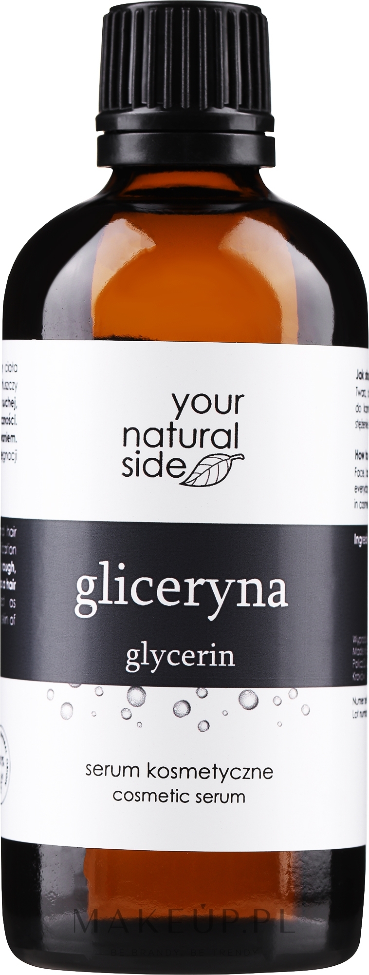 100% naturalna gliceryna - Your Natural Side Nourishing Serum Gliceryna — Zdjęcie 100 ml