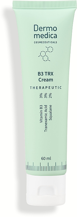 Naprawczy krem ​​rozjaśniający z kwasem traneksamowym - Dermomedica Therapeutic B3 TRX Cream — Zdjęcie N1