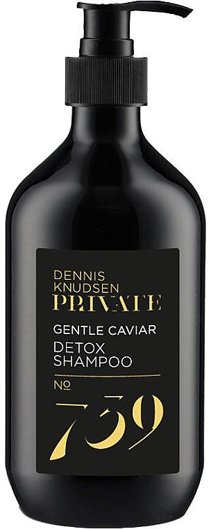 Detoksykujący szampon do włosów z kawiorem - Dennis Knudsen Private 739 Gentle Caviar Detox Shampoo — Zdjęcie N1