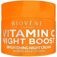 Kup Rozjaśniający krem na noc Witamina C - Biovene Vitamin C Night Boost Brightening Night Cream