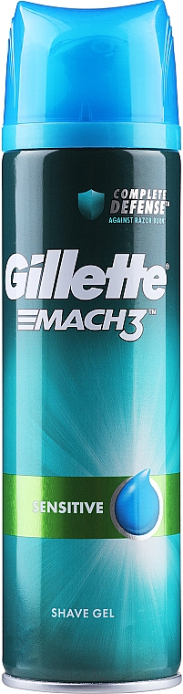 Żel do golenia dla skóry bardzo wrażliwej - Gillette Mach3 Sensitive Shave Gel — Zdjęcie N1