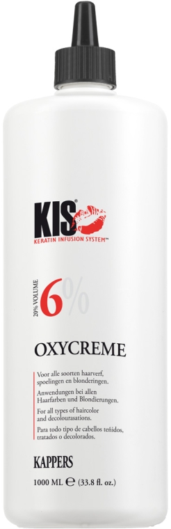 Kremowy utleniacz do włosów 6% - Kis Care OxyCreme  — Zdjęcie N1