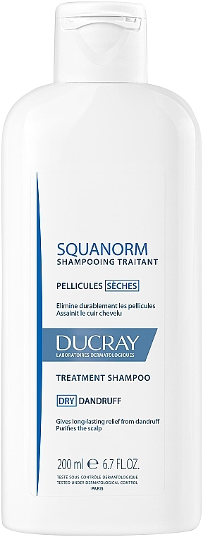 Szampon redukujący łupież suchy - Ducray Squanorm Selezhel Shampoo