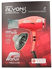Kup Suszarka do włosów z dyfuzorem, czerwona - Parlux Parlux Alyon Air Ionizer Tech Midnight Red & Diffuser