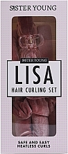 Kup Zestaw do kręcenia włosów, różowy - Sister Young Lisa HAir Curling Set Pink