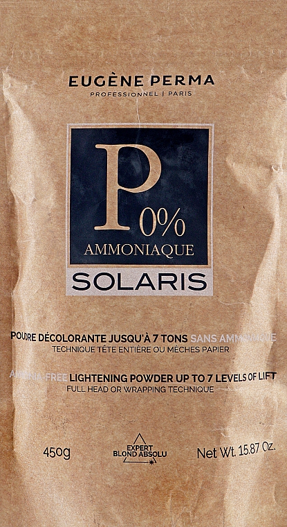 Proszek rozjaśniający włosy - Eugene Perma Solaris Poudre ammonia 7 Tones — Zdjęcie N1