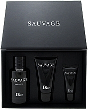 Dior Sauvage - Zestaw (edp 60 ml + sh/gel 50 ml + ash/balm 20 ml) — Zdjęcie N4
