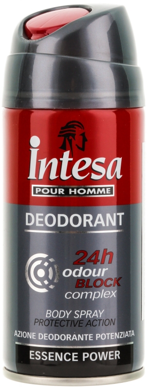 Dezodorant w sprayu dla mężczyzn Odour Block Complex - Intesa Silver Essence Power Body Spray Protective Action — Zdjęcie N1
