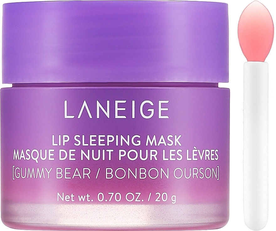 Intensywnie regenerująca maska do ust na noc - Laneige Sleeping Care Lip Sleeping Mask Gummy Bear — Zdjęcie N1