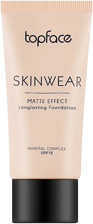 Długotrwały podkład do twarzy - Topface Skinwear Matte Effect Foundation SPF 15 — Zdjęcie N1