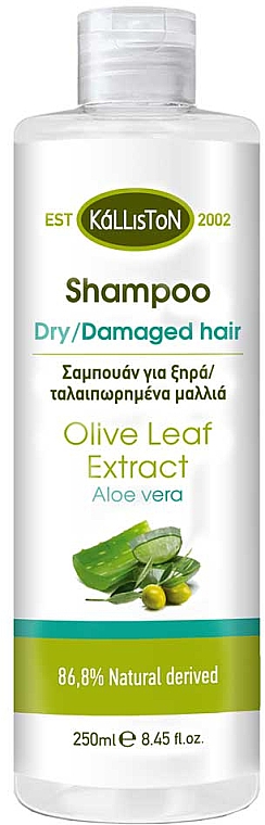 Szampon do włosów suchych i zniszczonych z aloesem - Kalliston Shampoo for Dry Damaged Hair with Aloe Vera — Zdjęcie N1