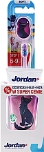 Zestaw dla dzieci w wieku 6-12 lat, wilk - Jordan Junior (toothpaste/50 ml + toothbrush/1 pc) — Zdjęcie N2