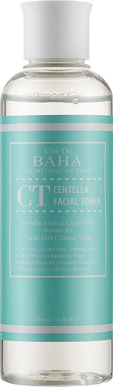 Tonik do twarzy z centellą - Cos De BAHA Centella Facial Toner — Zdjęcie N1