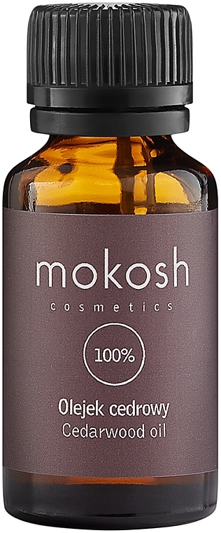 Olejek cedrowy - Mokosh Cosmetics Cedarwood Oil — Zdjęcie N1