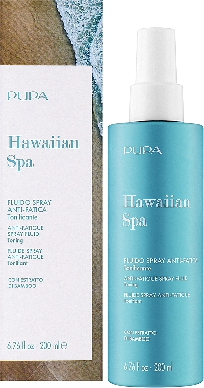 Tonizujący fluid w sprayu do ciała - Pupa Hawaiian Spa Anti-Fatigue Spray Fluid Toning — Zdjęcie N2