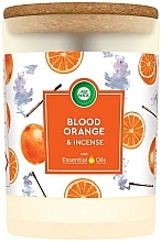 Kup Świeca zapachowa Pomarańcza i kadzidło - Air Wick Essential Oils Blood Orange & Incense Candle Glass