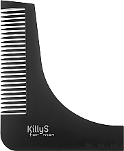 Plastikowy grzebień do brody 500982 - KillyS For Men Beard Styling Comb — Zdjęcie N1