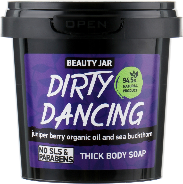 Gęste mydło do ciała z jałowcem i rokitnikiem - Beauty Jar Dirty Dancing Thick Body Soap