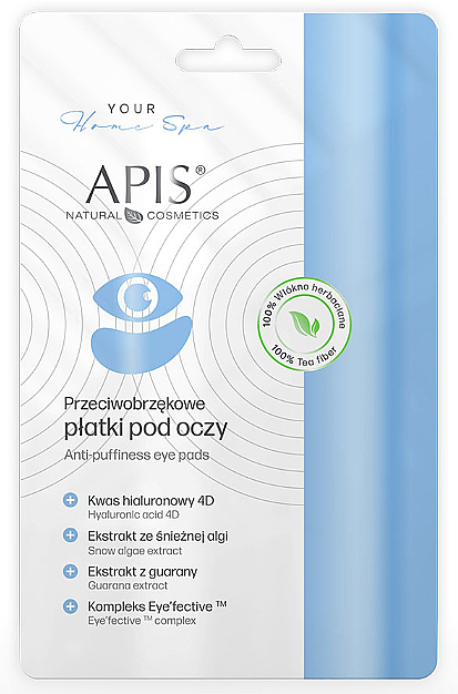 Plastry pod oczy przeciw obrzękom - APIS Professional Your Home Spa — Zdjęcie N1