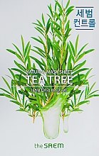 Kup Łagodząca maska na tkaninie do twarzy z ekstraktem z drzewa herbacianego - The Saem Natural Tea Tree Mask Sheet