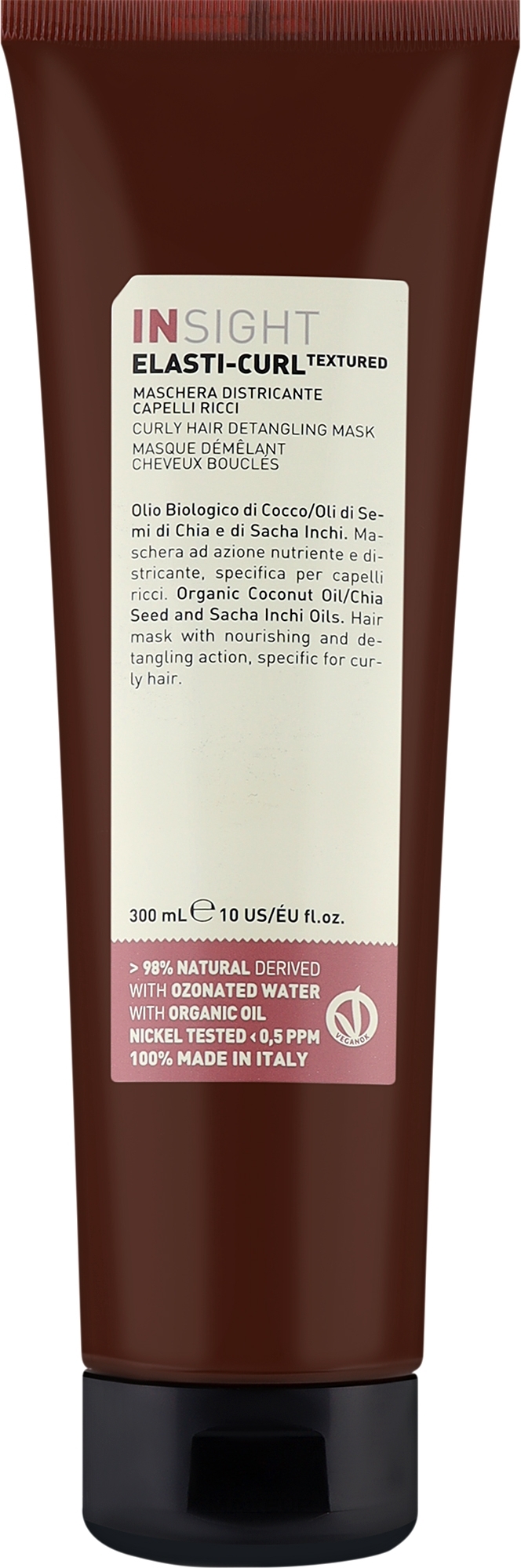 Maska ułatwiająca rozczesywanie kręconych włosów - Insight Elasti-Curl Textured Curly Hair Detangling Mask — Zdjęcie 300 ml