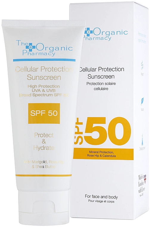 Przeciwsłoneczny krem mineralny dla dzieci - The Organic Pharmacy Cellular Protection Sun Cream SPF50 — Zdjęcie N1