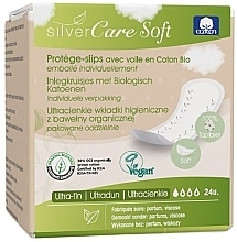 Ultracienkie podpaski o anatomicznym kształcie, 24 szt. - Masmi Silver Care Soft — Zdjęcie N1