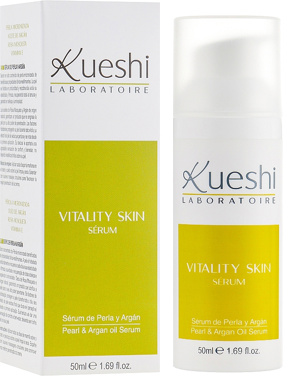 Serum z olejkiem arganowym - Kueshi Vitality Skin Serum Perla Micro Y Argan — Zdjęcie N1