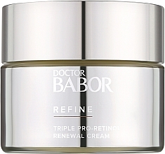 Odnawiający krem z potrójnym pro-retinolem - Babor Doctor Babor Refine Cellular Triple Pro-Retinol Renewal Cream  — Zdjęcie N1