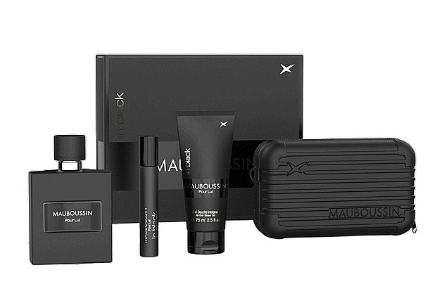 Mauboussin Pour Lui in Black - Zestaw (edp/100ml + edp/20ml + sh/gel/75ml + pouch) — Zdjęcie N1