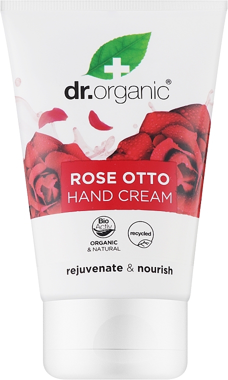 Krem do rąk i paznokci Róża Otto - Dr Organic Bioactive Skincare Organic Rose Otto Hand & Nail Cream — Zdjęcie N2