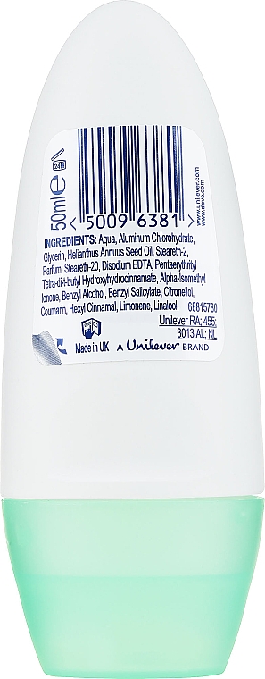 Antyperspirant-dezodorant w kulce - Dove Go Fresh Cucumber & Green Tea Deodorant 48H — Zdjęcie N2
