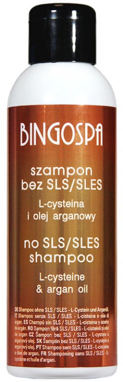Szampon bez SLES / SLS z olejem arganowym - BingoSpa Shampoo No SLES/SLS With Argan Oil — Zdjęcie N1