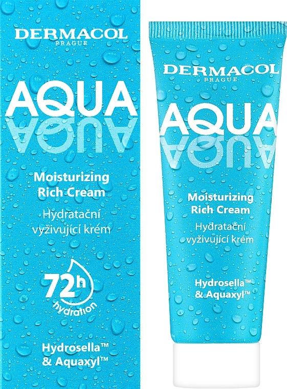 Nawilżający krem do twarzy - Dermacol Aqua Aqua Moisturizing Rich Cream — Zdjęcie N2