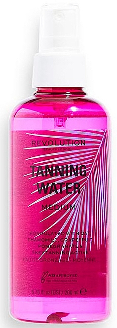 Samoopalająca woda do ciała - Makeup Revolution Tanning Spray Medium — Zdjęcie N1