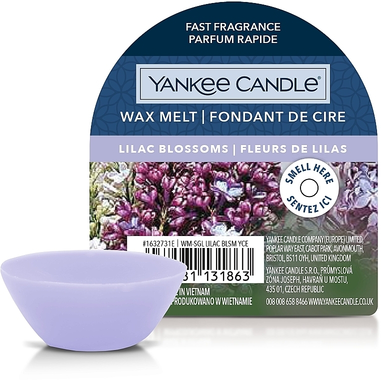 Wosk aromatyczny - Yankee Candle Wax Melt Lilac Blossoms — Zdjęcie N1