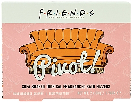 Kup Zestaw kul do kąpieli - Paladone Beauty Friends Sofa Bath Fizzers (b/fizz/2x50g)