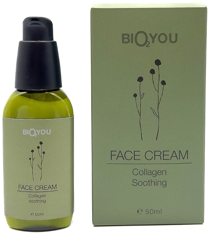 Kolagenowy krem ​​do twarzy - Bio2You Collagen Soothung Face Cream — Zdjęcie N1