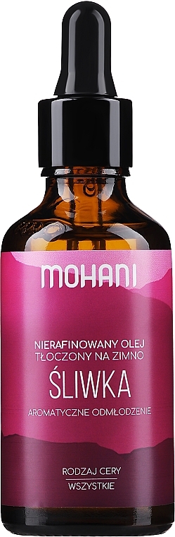 Aromatyczny olejek odmładzający Śliwka - Mohani Precious Oils