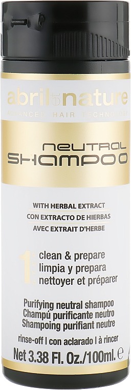 Rewitalizujący szampon do włosów - Abril et Nature Neutral Shampoo №1 — Zdjęcie N1