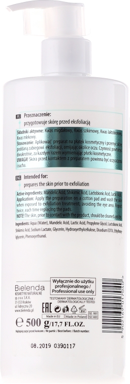 Mikrozłuszczający żel-tonik do twarzy - Bielenda Professional Micro-Exfoliating Gel-Tonic — Zdjęcie N4