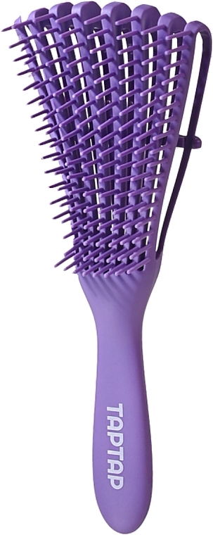 Szczotka do włosów kręconych, fioletowa - Taptap — Zdjęcie N1