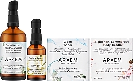 Kup Zestaw - APoEM Calm Face Moisturizer Restore Serum (serum/30ml + cr/100ml)