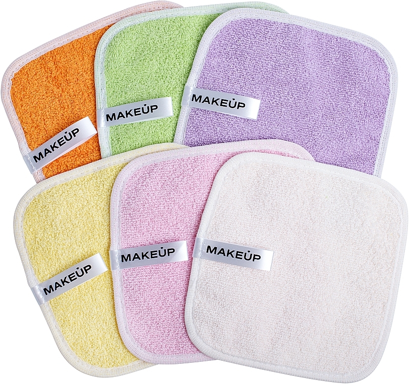 Zestaw kolorowych ręczniczków do twarzy - MAKEUP Face Napkin Towel Set